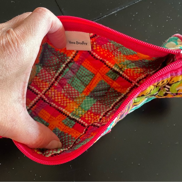 Vera Bradley retired Rumba on a roll case brushes pencils makeup bag - Picture 3 of 3